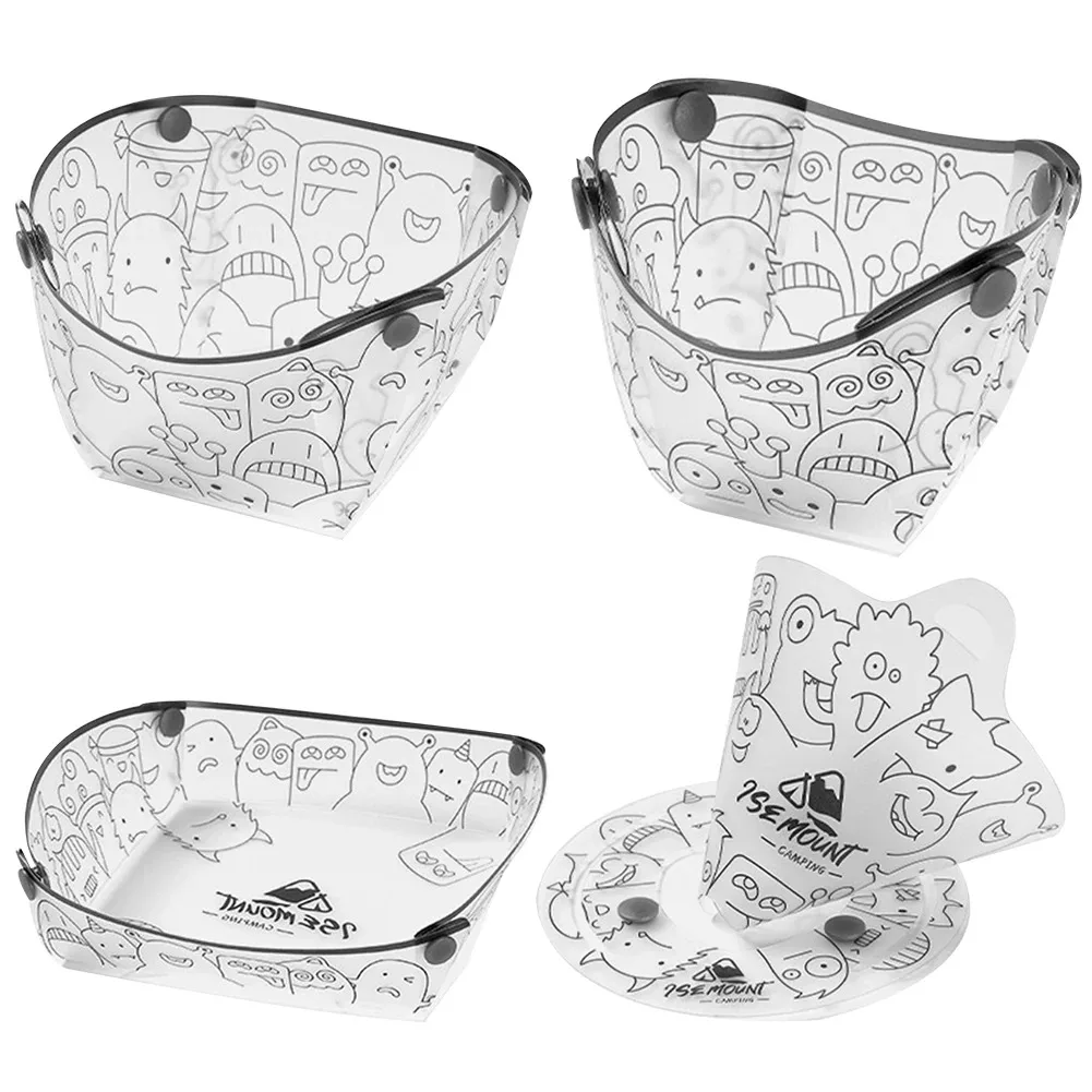 Coffee Equipment Camping - PP Foldable Dinnerware Portable Camp Flatware