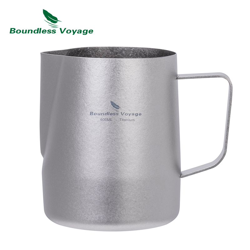 Milk Steaming Pitcher - Boundless Voyage Titanium Milk Frother Cup