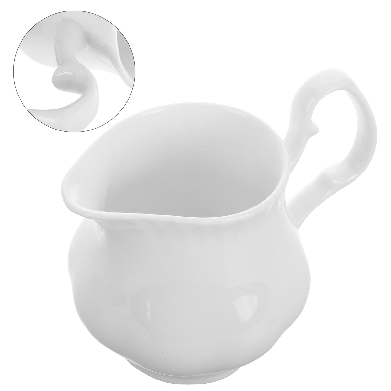 Milk Steaming Pitcher - 200Ml Small Bone China Milk Jug