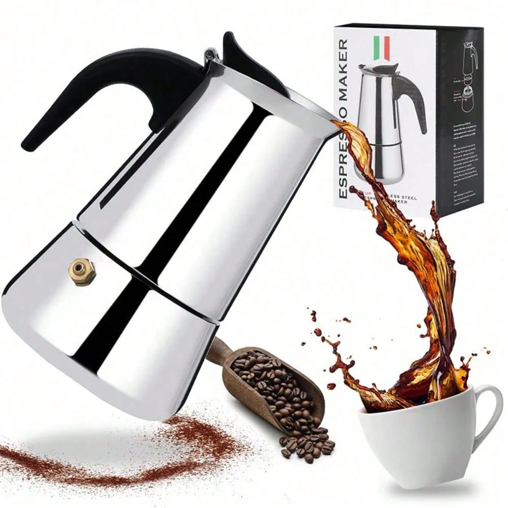 Coffee Equipment Camping - 12Cup Coffee Maker Stainless Steel Espresso