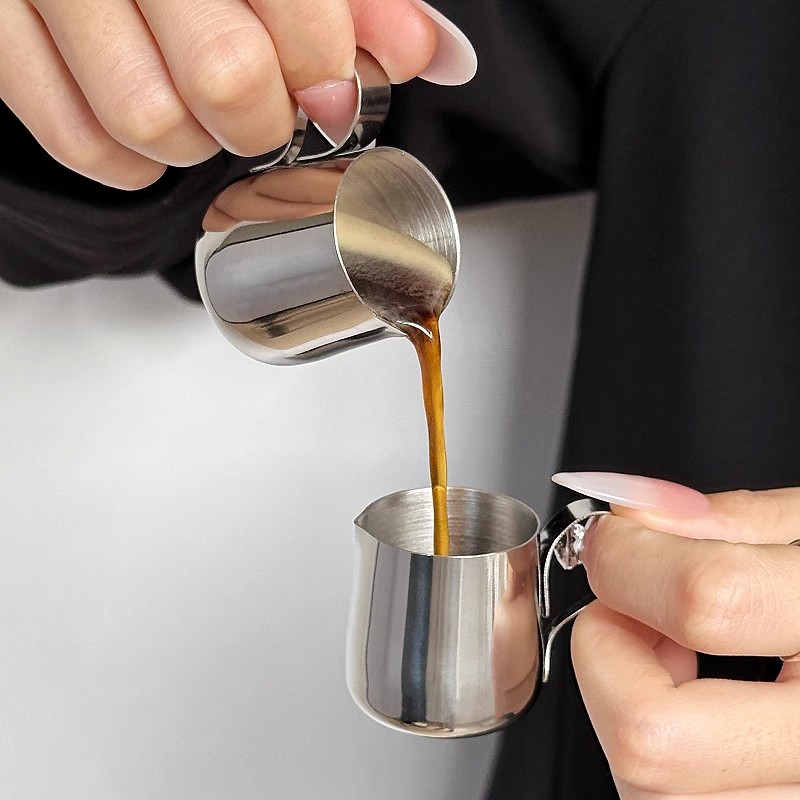 Milk Steaming Pitcher - Stainless Steel Milk Frothing Pitcher Espresso