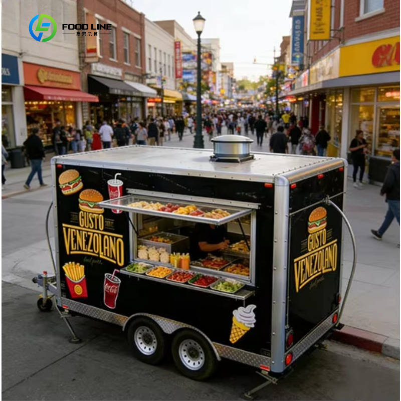 Square-shaped Restaurant Equip - Mobile Coffee Van Equipment recension och pris