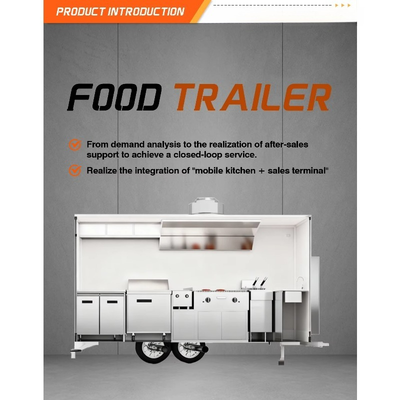Square-shaped Restaurant Equip - Mobile Coffee Van Equipment recension och pris