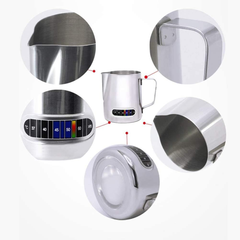 Milk Frothing Pitchers with In - Milk Steaming Pitcher recension och pris