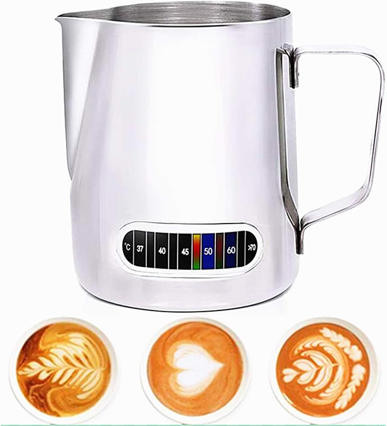 Milk Frothing Pitchers with In - Milk Steaming Pitcher recension och pris