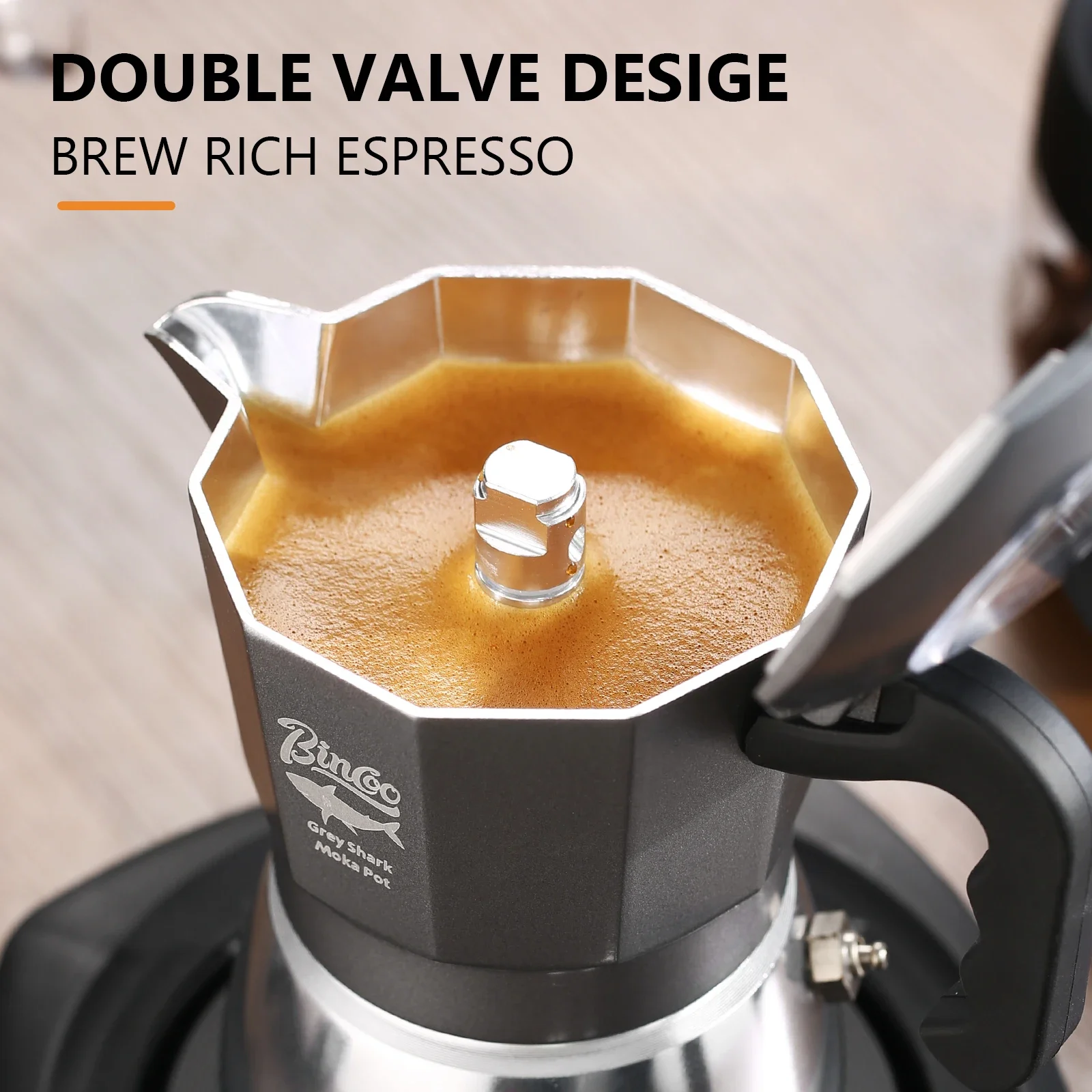 Bincoo 2 Cups Double Valve Mok - Coffee Equipment Camping recension och pris