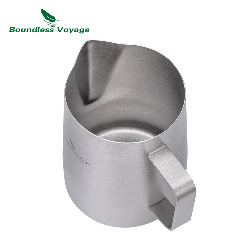 Boundless Voyage Titanium Milk - Milk Steaming Pitcher recension och pris