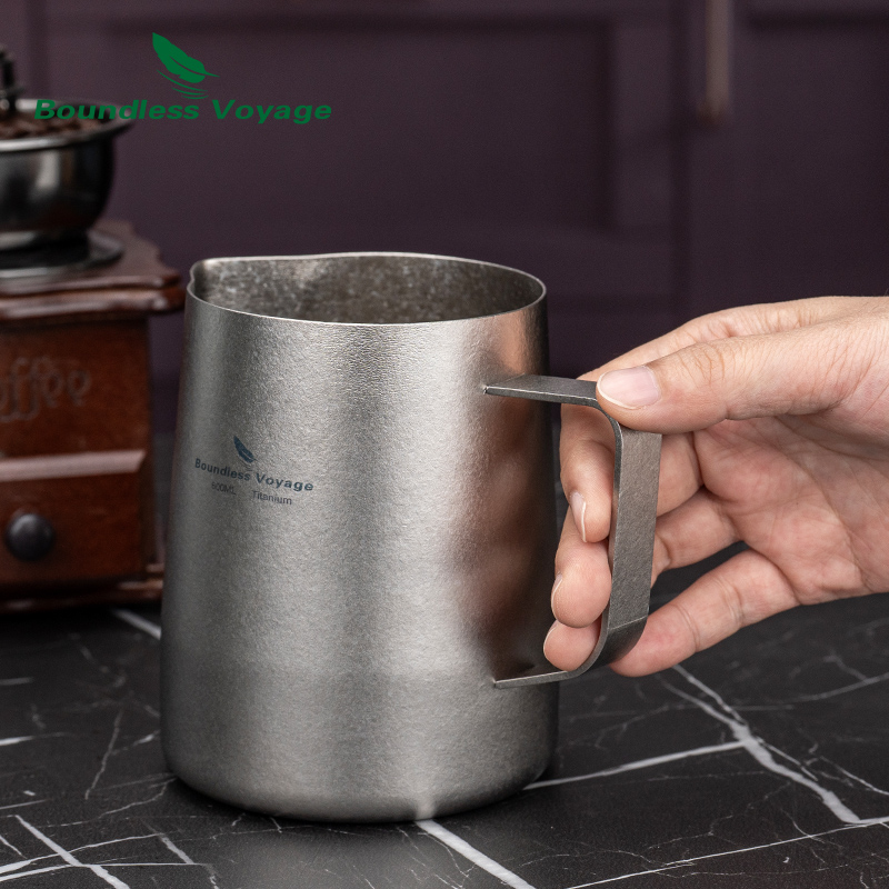 Boundless Voyage Titanium Milk - Milk Steaming Pitcher recension och pris