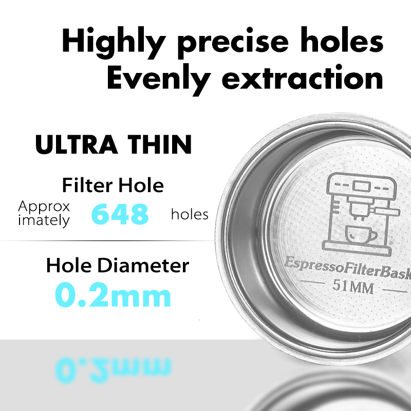 51mm Coffee Bottomless Portafi - Naked Portafilter Bottomless recension och pris