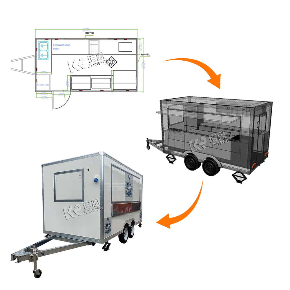 Custom Big Coffee Van Mobile F - Mobile Coffee Van Equipment recension och pris