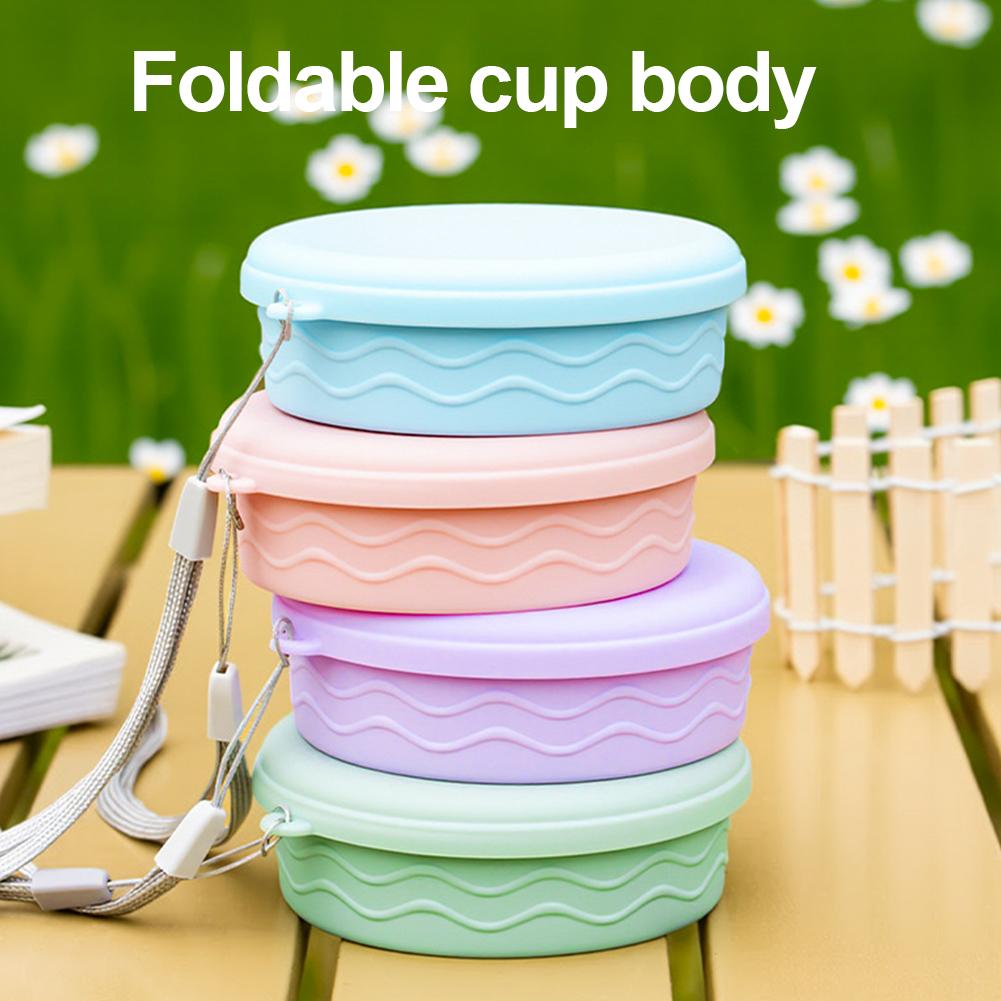Foldable Silicone Cup With Lid - Coffee Equipment Camping recension och pris