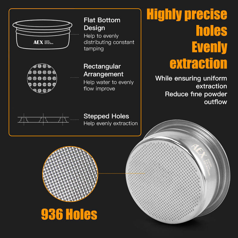 AliKisscafe 58mm Coffee Bottom - Naked Portafilter Bottomless recension och pris