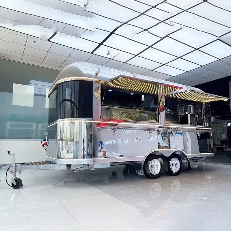 Custom Food Truck Trailer Full - Mobile Coffee Van Equipment recension och pris
