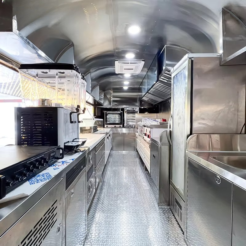 Custom Food Truck Trailer Full - Mobile Coffee Van Equipment recension och pris