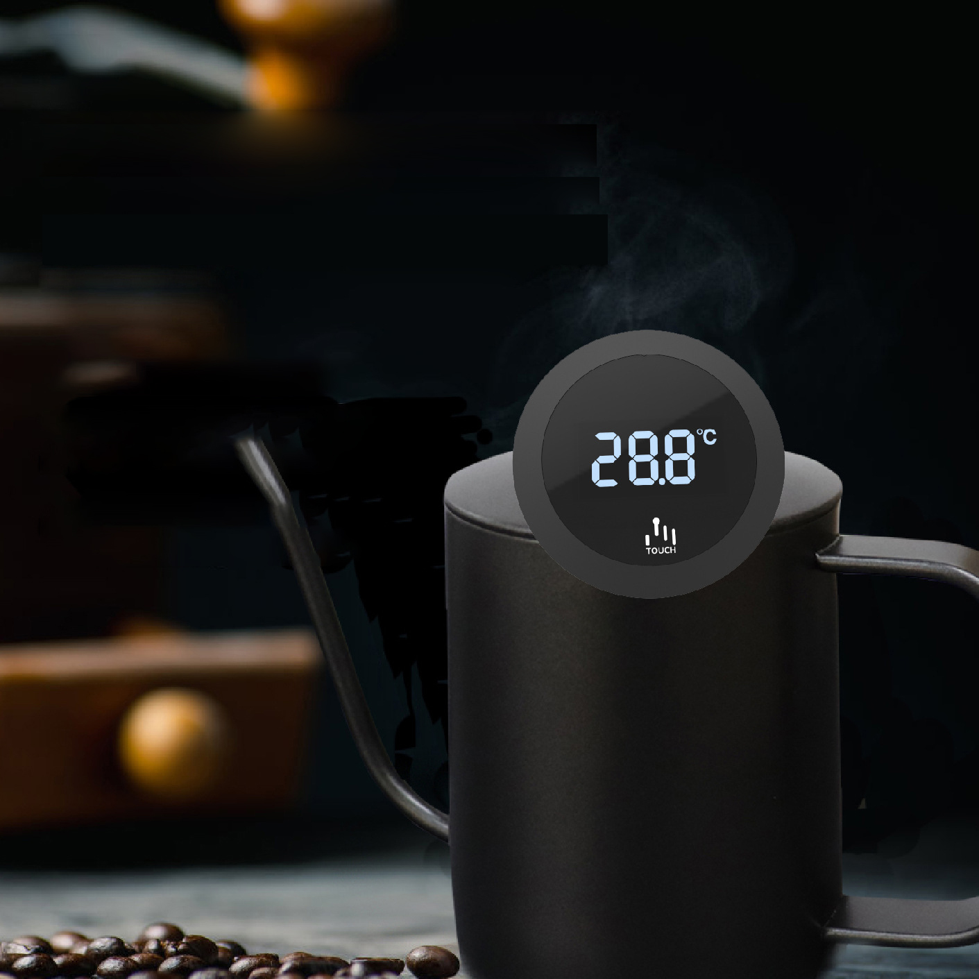 0 to100℃ Touch screen Dial The - Milk Steaming Pitcher recension och pris