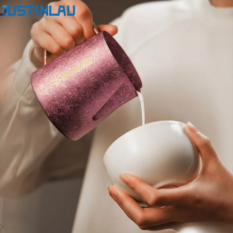 JUSTINLAU 600ml Pure Titanium  - Milk Steaming Pitcher recension och pris