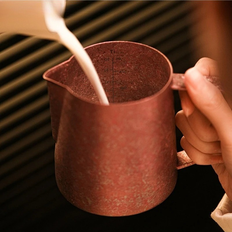 JUSTINLAU 600ml Pure Titanium  - Milk Steaming Pitcher recension och pris