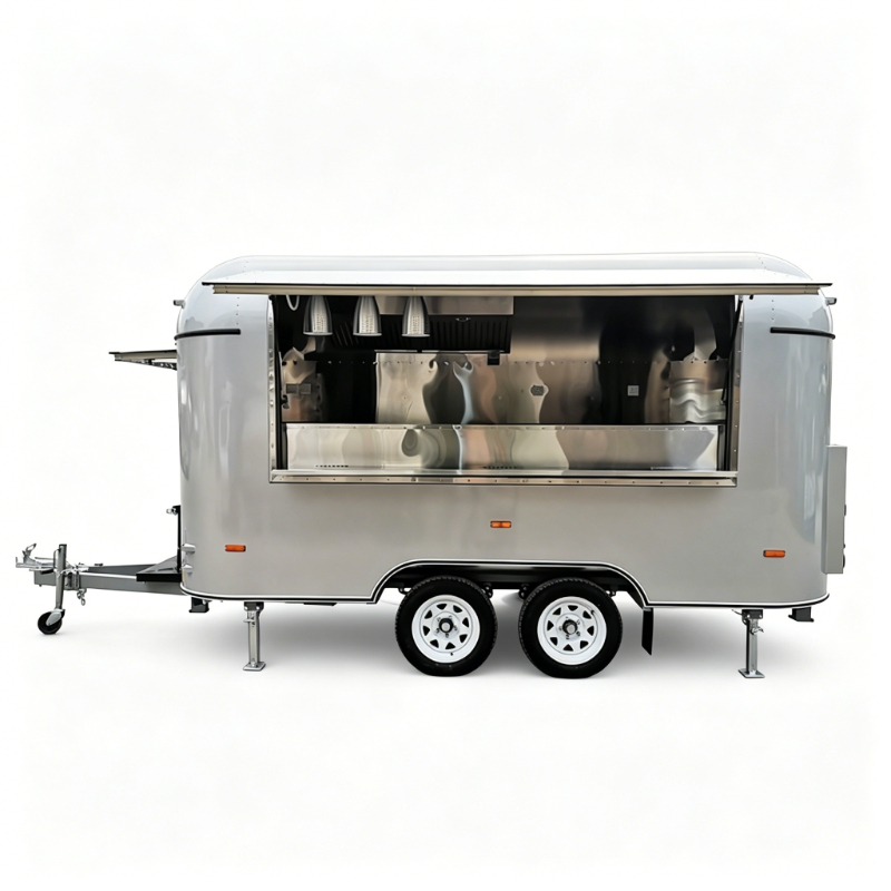 Food Cart Mobile Trailer Custo - Mobile Coffee Van Equipment recension och pris