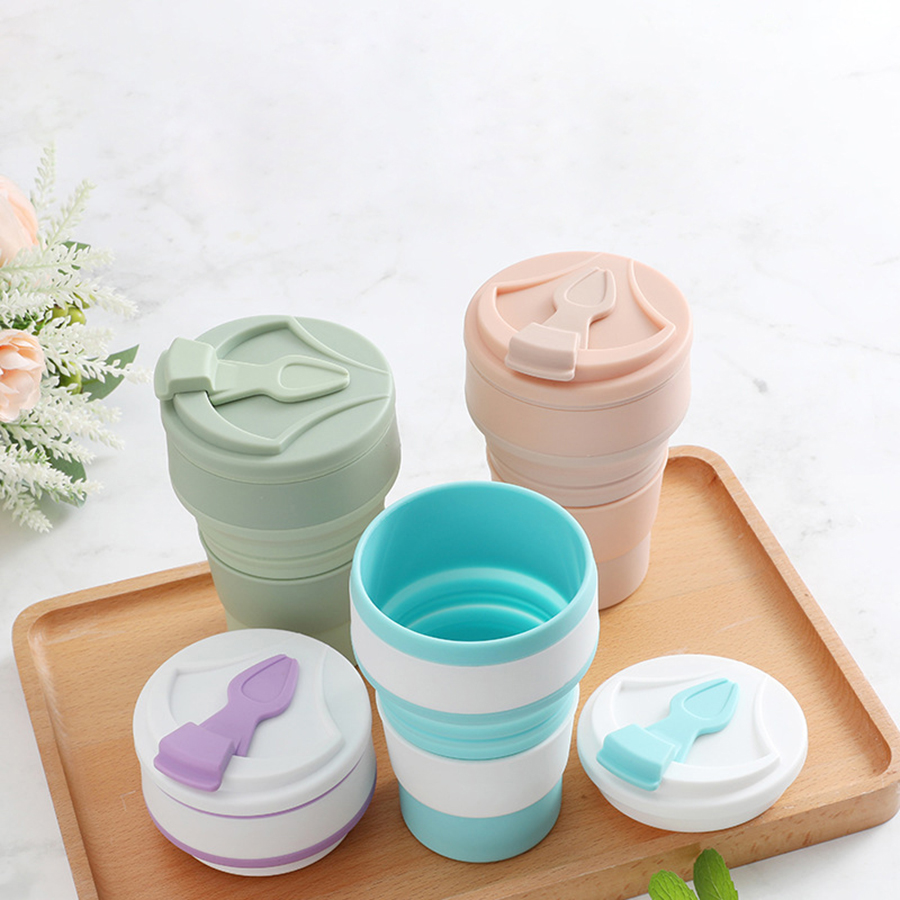 350ML Food-Grade Silicone Fold - Coffee Equipment Camping recension och pris