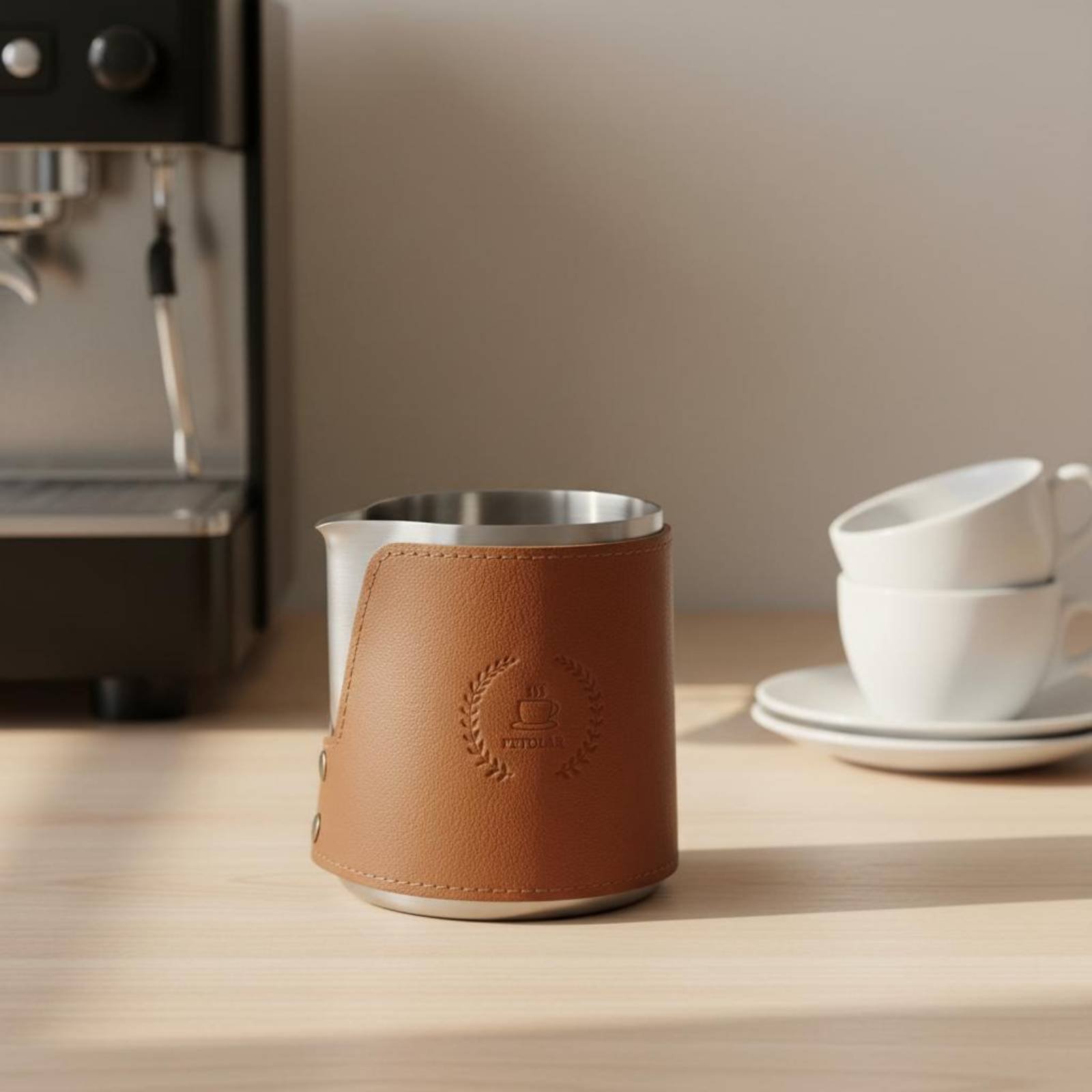 Latte Art Pitcher Heat Resista - Milk Steaming Pitcher recension och pris