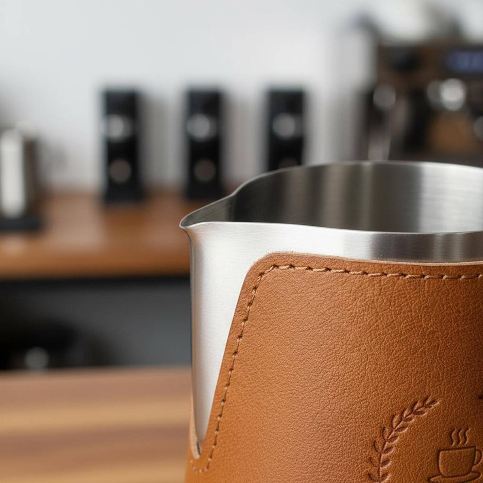 Latte Art Pitcher Heat Resista - Milk Steaming Pitcher recension och pris